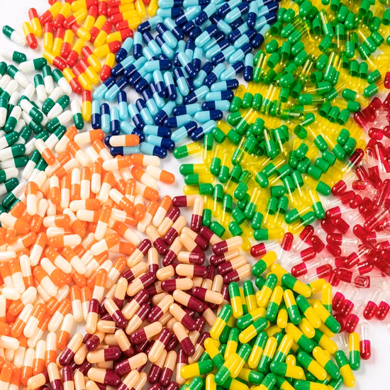 印刷された HPMC 断熱硬質透明空ベジタリアン カプセル サイズ 0 をカスタマイズします。